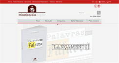 Desktop Screenshot of misericordia.org.br
