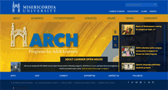 Desktop Screenshot of misericordia.edu
